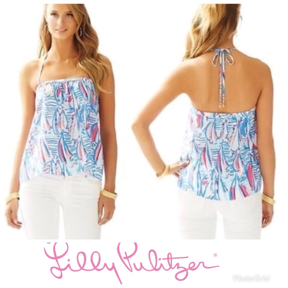 Lilly Pulitzer Lei Lei Silk Top